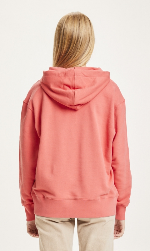 DAPHNE - basic Hoodie - spiced coral